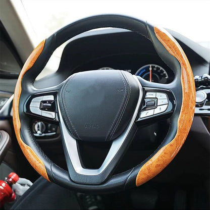 BowLift | Non-Slip Wood Grain Car Wheel Cover
