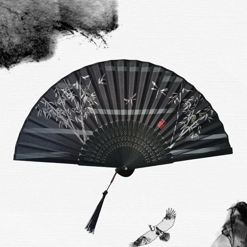 Traditional Japanese Style Floral Hand Fan | Skanto
