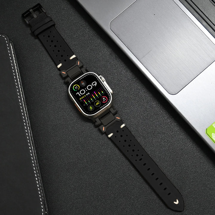 Skanto | Genuine Leather Apple Watch Band – Stylish and Durable Strap for Your Apple Watch