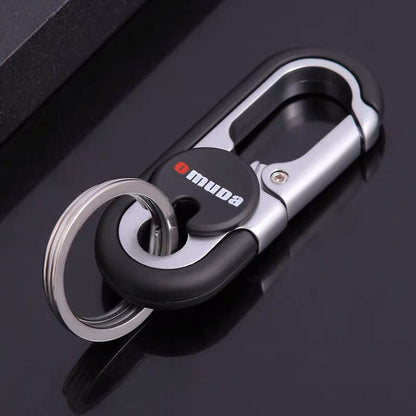 Karnz | Steel Secure Double Ring Hook Keychain