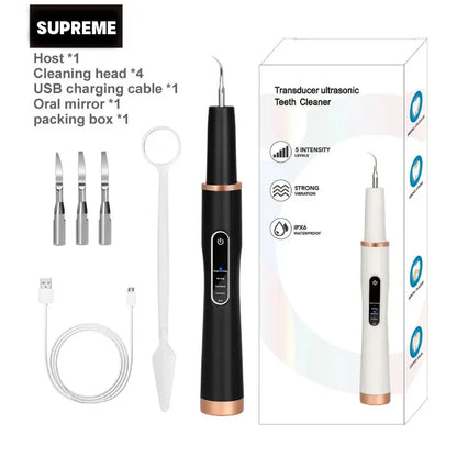 Skanto | DentoraSonic | Ultrasonic Dental Care Device for Dogs and Cats | 5-Level Tartar Remover | USB Charging