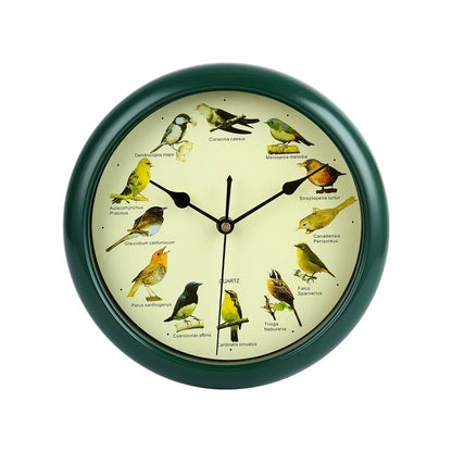 BirdSong Clock – 10-Inch Wall Clock for Stylish Interiors Skanto