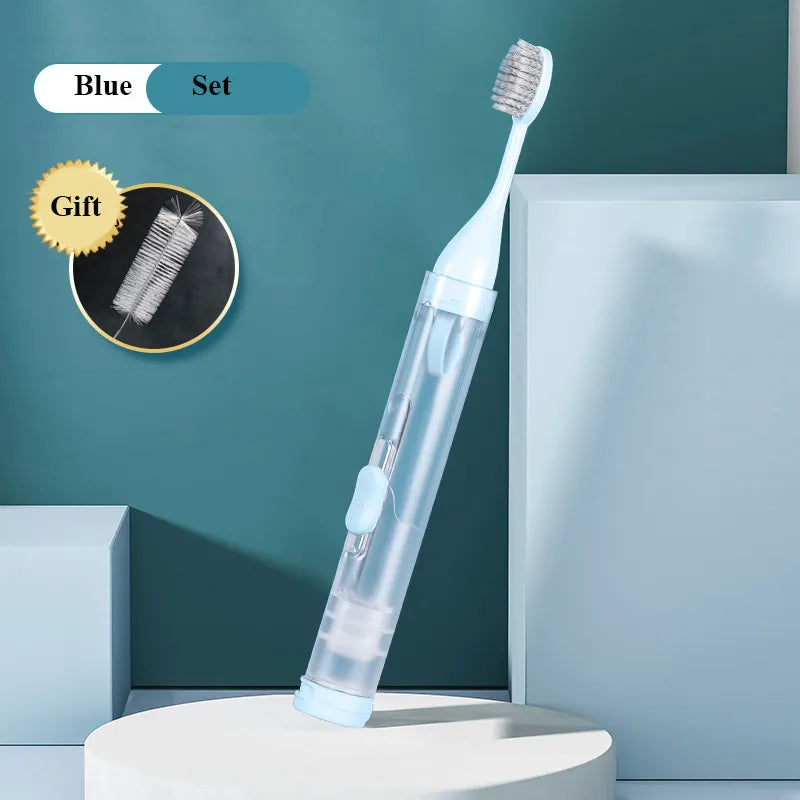 BowLift | Foldable Travel Brush Toothpaste Holder Set
