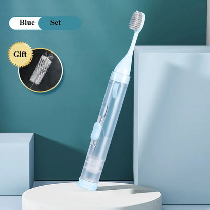 BowLift | Foldable Travel Brush Toothpaste Holder Set