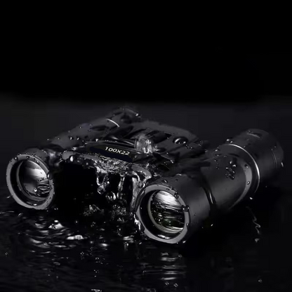 Compact 100x22 HD Binoculars with BAK4 FMC Optics for Long Ranges – ideal for Hunting, Sports, Camping and Travel.