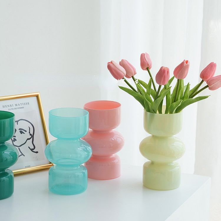 Skanto | Glass Animal Vase - Multicolor