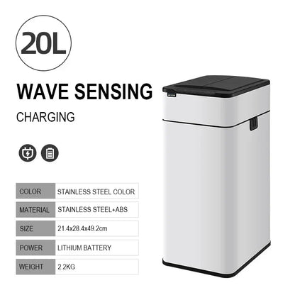 BowLift | Smart Stainless Steel Automatic Sensor Trash Bin