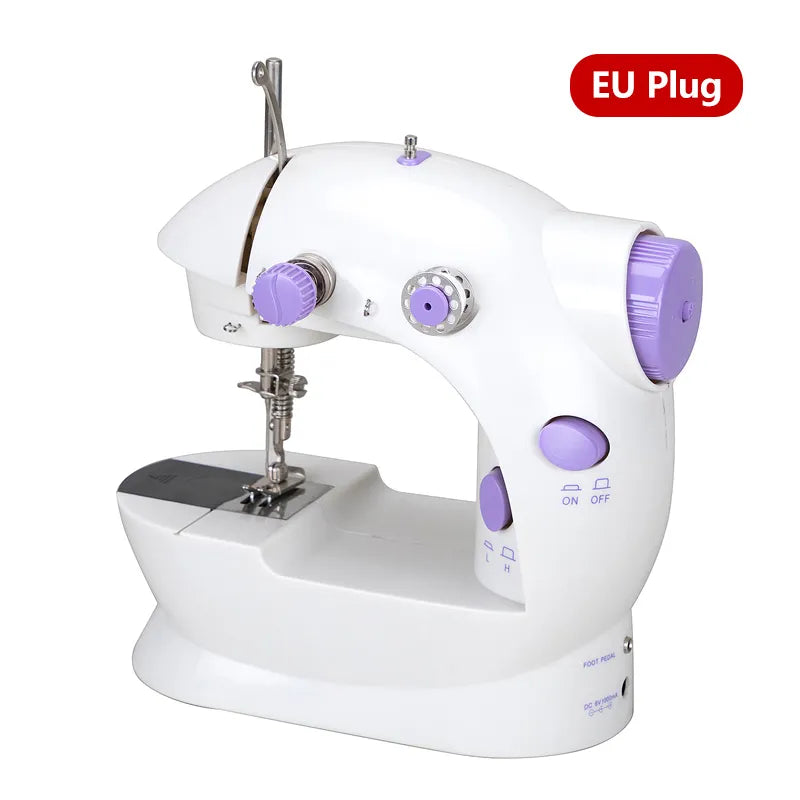 Skanto | Portable Electric Household Sewing Machine | Beginner-Friendly with Light & Speed Control - DIY Home Sewing Machine Accessories