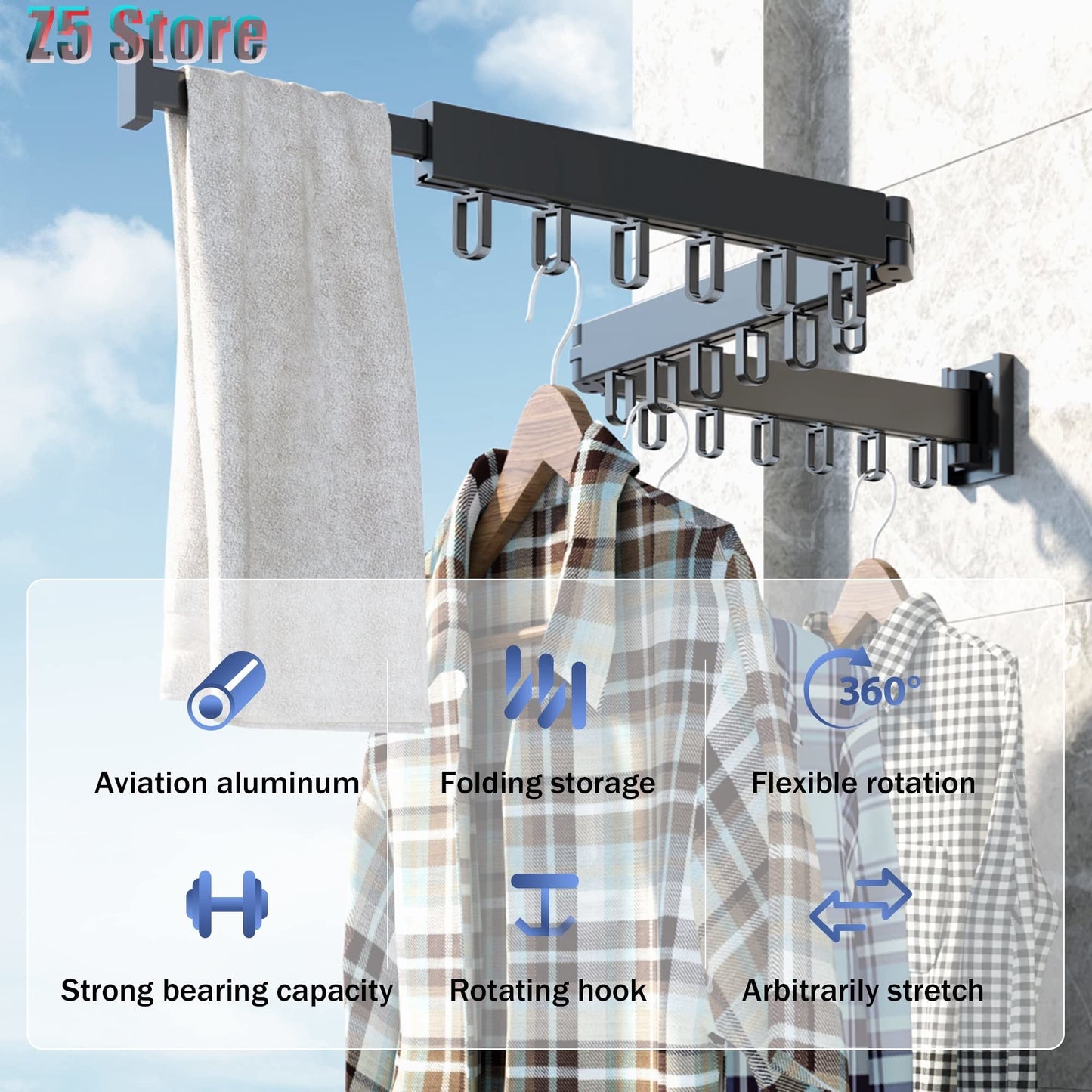 Skanto | Foldable Clothes Hanger