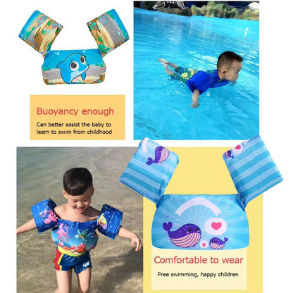BowLift | Kids Swim Arm Float and Safety Vest with Buoyancy Support