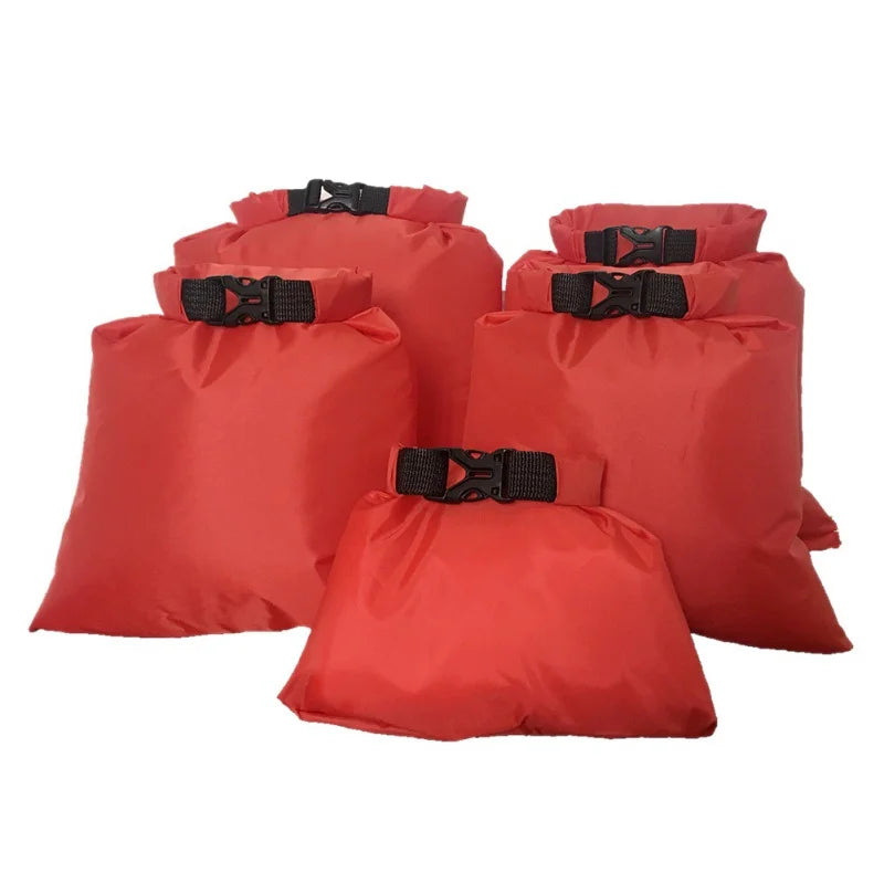 Skanto | Dry Bag Set Sealon | Waterproof & Sand-Free | 5-Piece Set (1,5L–6L) | For Travel, Beach & Outdoors