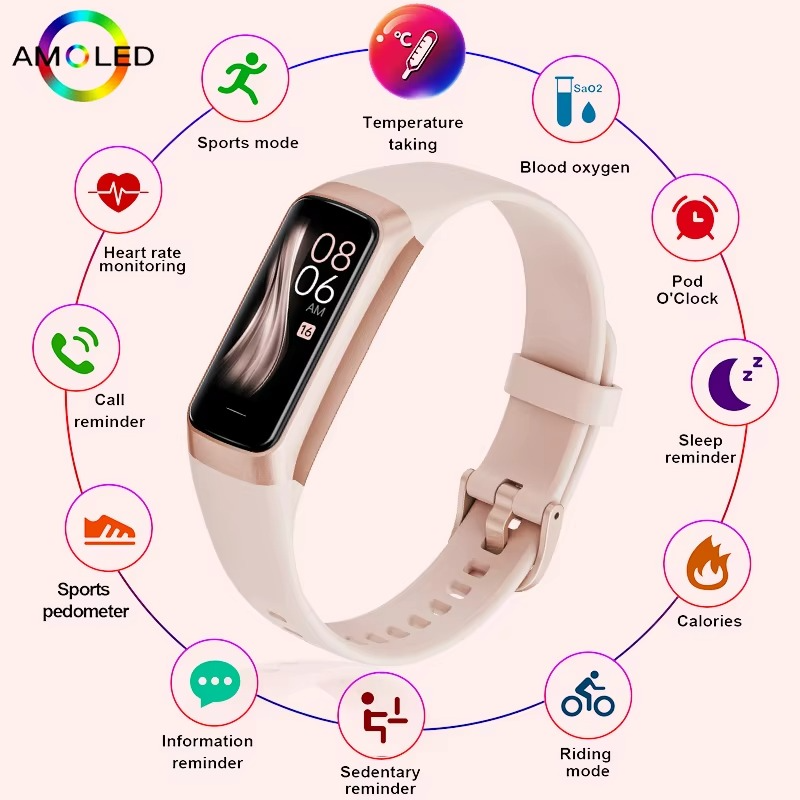 BowLift | Smart Fitness Watch for Men and Women with Waterproof Design and Health Tracking