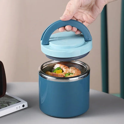 Skanto | Thermos Lunch Box | Stainless Steel Insulated Container | 630 ml / 1000 ml | With Handle & Leak-Proof