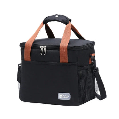 Skanto | Large Capacity Thermal Insulated Lunch Bag – Oxford Fabric Food Storage Picnic Bag, Portable Cooler Bag