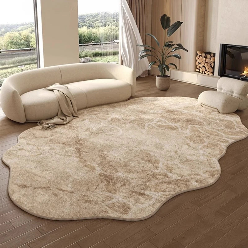 BowLift | Irregular Plush Rug Light Luxury Washable for Bedroom and Living Room