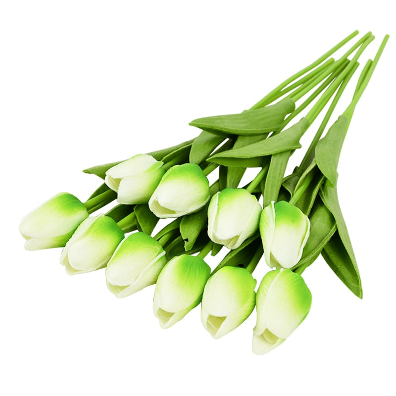 Skanto | Artificial Tulip Bouquet, Decoration (10 Pieces)