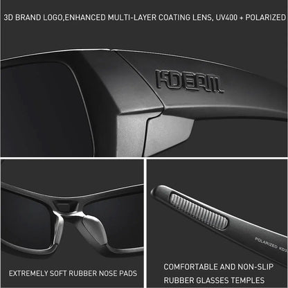 Photochrome Sunglasses Black Frame with Case | Bowlift
