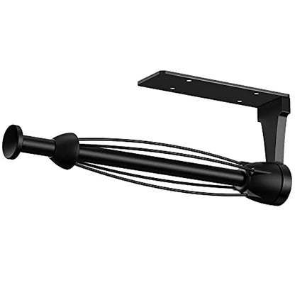 Skanto | Wall-mounted paper towel holder with damping effect - One-handed operation, under-cabinet design for kitchen and bathroom