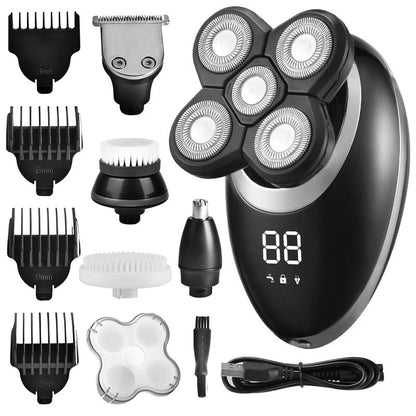 BowLift | Waterproof Electric Men’s Shaver with 5 Heads