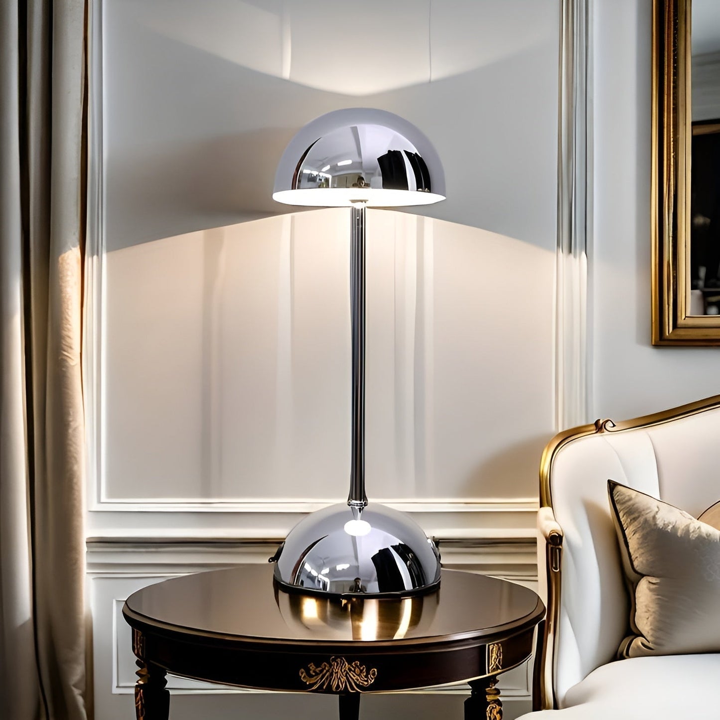 BowLift | Modern ShineMushroom Lamp with Touch Control – Stylish & Dimmable