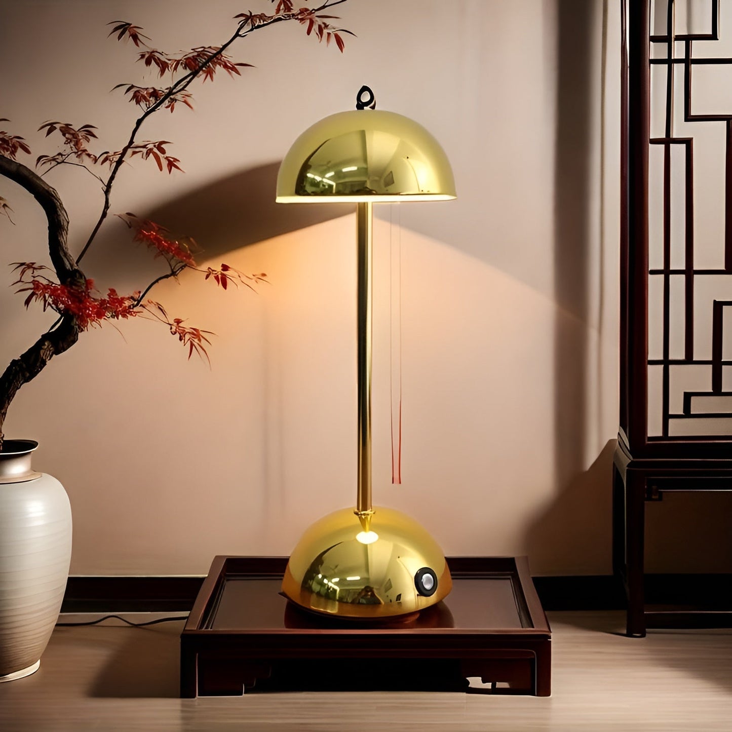 BowLift | Modern ShineMushroom Lamp with Touch Control – Stylish & Dimmable