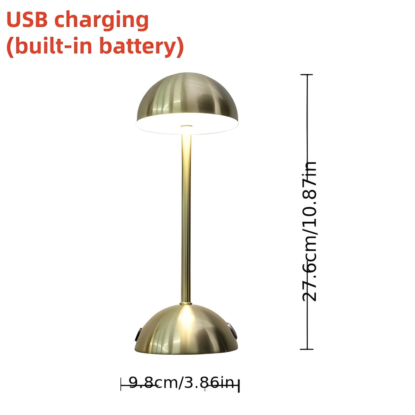 BowLift | Modern ShineMushroom Lamp with Touch Control – Stylish & Dimmable