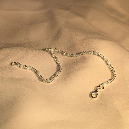 BowLift | Liquid Silver Bracelet – 925 Sterling Silver Wristband Inspired by Water