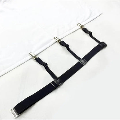 Men's Shirt Stays Elastic Suspenders for Secure Shirt Holder
