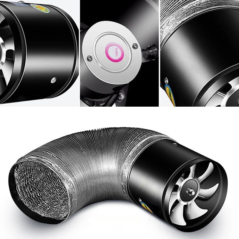 BowLift | Airvanta Leiser Exhaust Fan | Powerful & Quiet | For Kitchen, Bathroom & Office | Various Sizes | Black/White