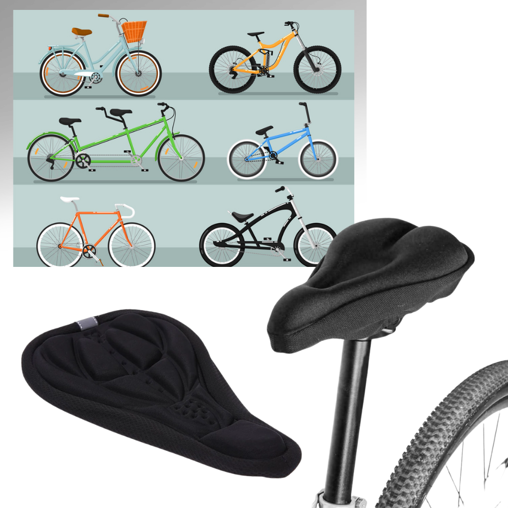 Silicone Gel Padded Bicycle Seat