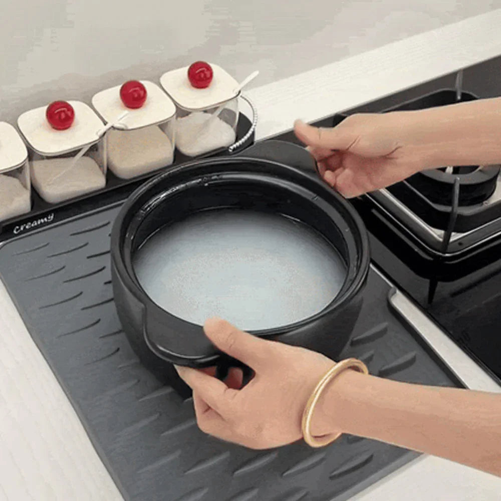 Skanto | Silicool Water-Draining Silicone Drying Mat – Heat-Resistant, Non-Slip & Multifunctional