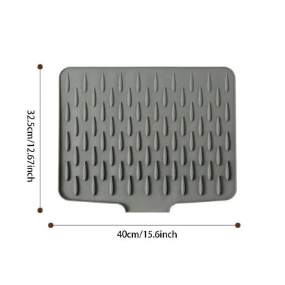 Skanto | Silicool Water-Draining Silicone Drying Mat – Heat-Resistant, Non-Slip & Multifunctional