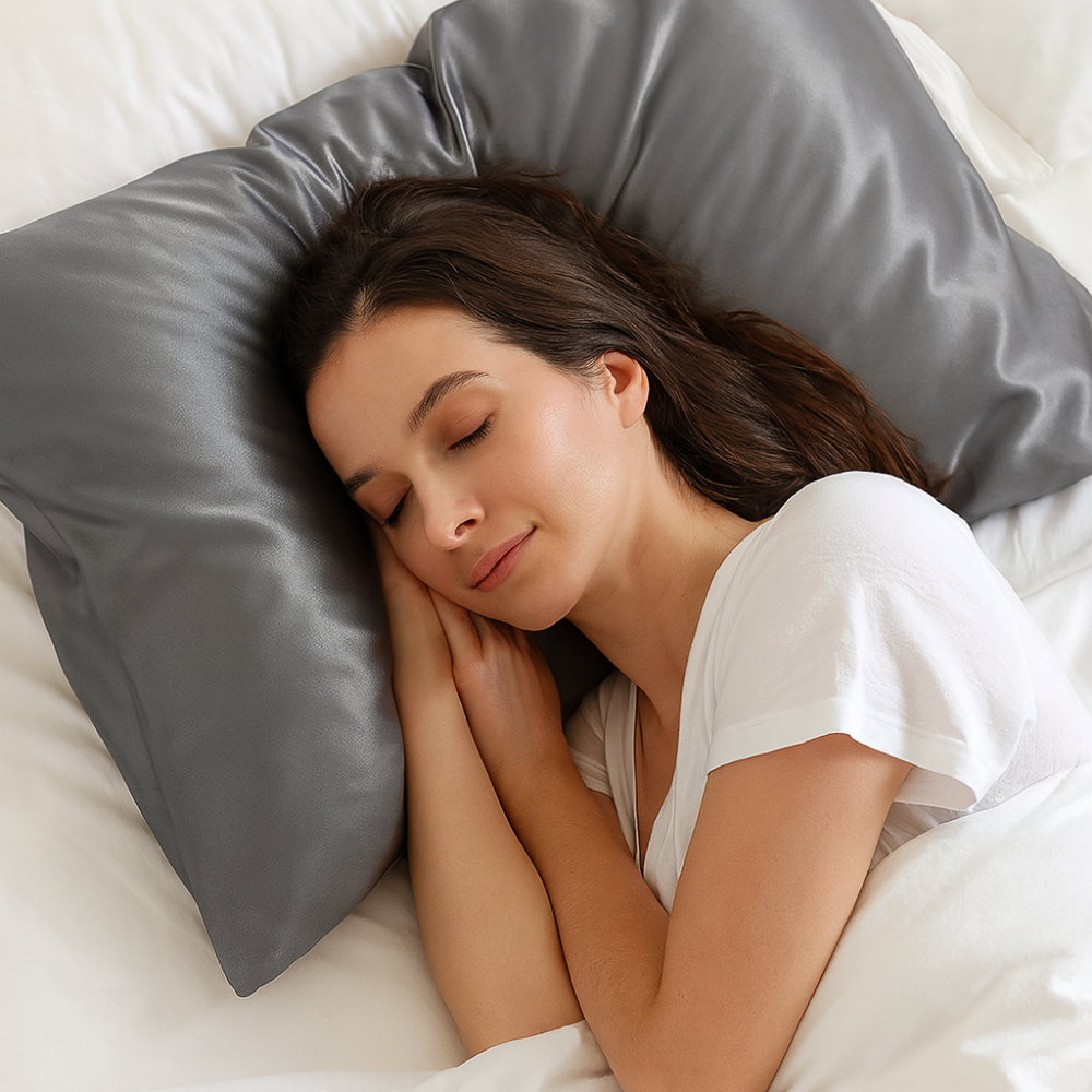 Skanto | Silk Pillowcase Mulberry Hair Protection Cooling Anti-Aging Bedding Cover