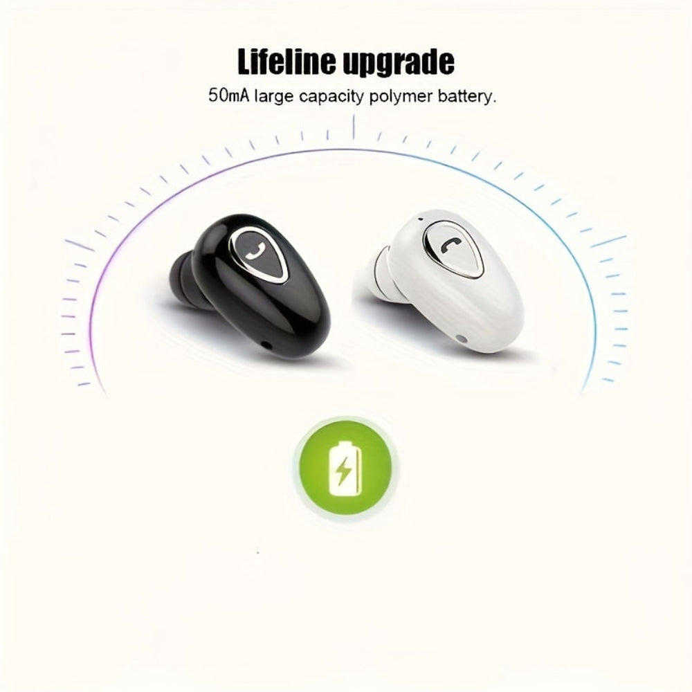 Skanto | Bluetooth Earbud Wireless Mini Invisible Single Ear Headphone
