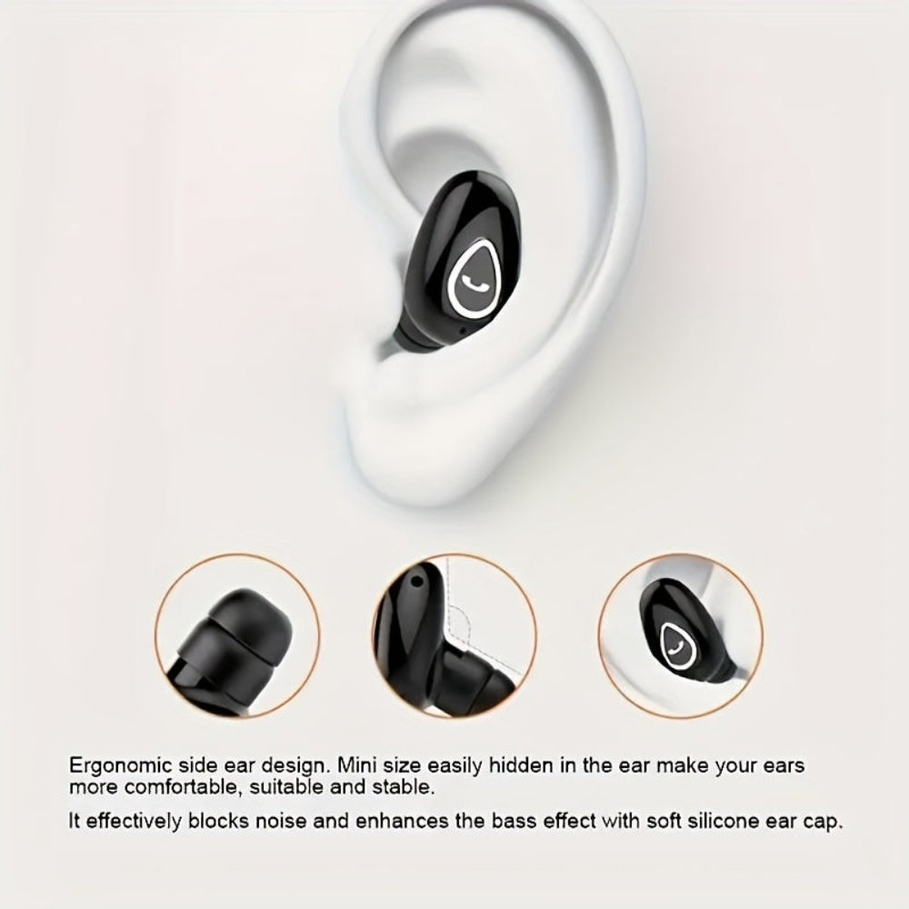 Skanto | Bluetooth Earbud Wireless Mini Invisible Single Ear Headphone