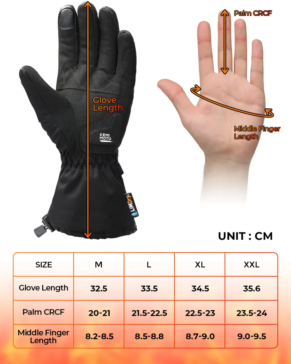 Skanto | Thermal Heated Gloves | Waterproof Rechargeable Winter Gloves