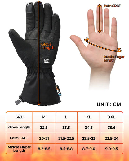 Skanto | Thermal Heated Gloves | Waterproof Rechargeable Winter Gloves