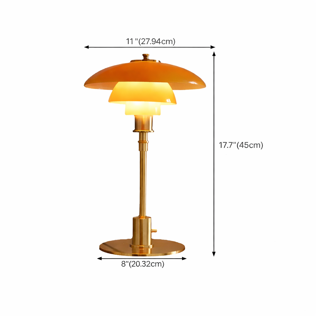 Nordic Glass Table Lamp – Minimalist LED Light for Home | Skanto