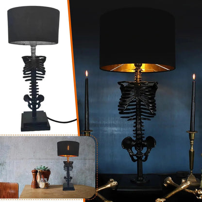 Skanto | Handmade Gothic Skeleton Table Lamp