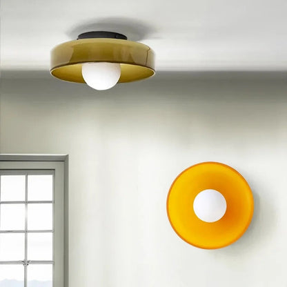 Sonnet Dual-Layered Glass Wall & Ceiling Light