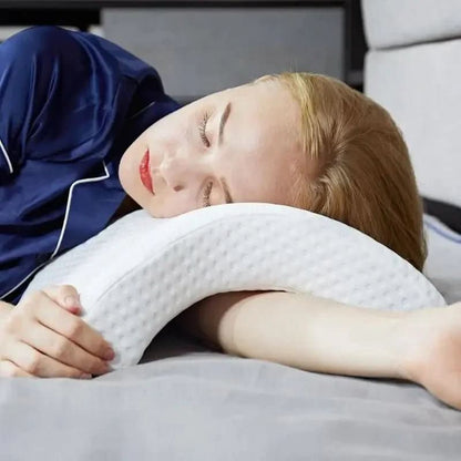 Skanto | Orthopedic U-Shaped Memory Foam Pillow for Neck & Arm Support