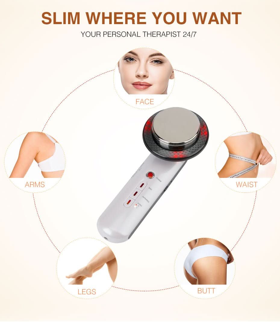 Skanto | SlimShape – 3-in-1 Cellulite & Fat Burner with EMS, Ultrasound & Infrared Light
