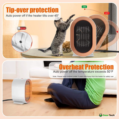 Skanto | Small Energy Efficient Room Electric Heater Portable Low Energy Power Saving