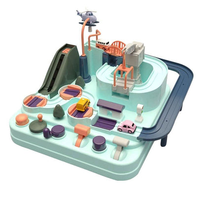 Skanto | Interactive City Toy with Cars & Helicopter for Children 3+
