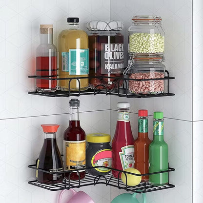 Skanto | Bathroom Corner Storage Shower Shelf