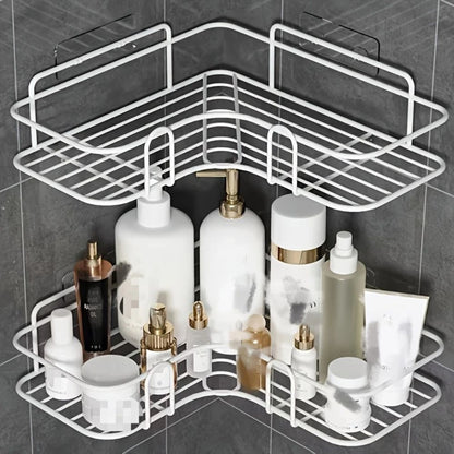 Skanto | Bathroom Corner Storage Shower Shelf