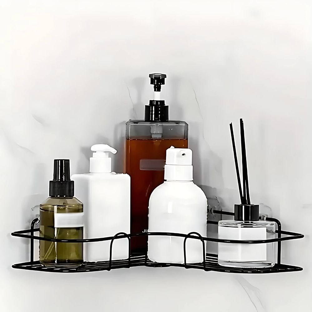 Skanto | Bathroom Corner Storage Shower Shelf