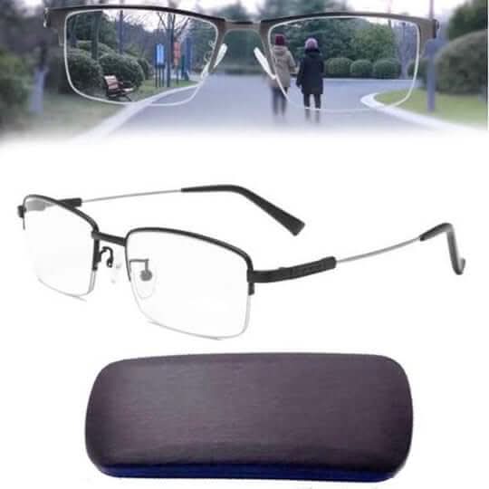 Intelligent progressive glasses for relaxed vision