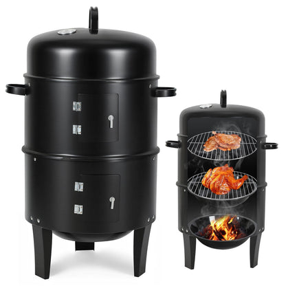 3 in 1 Smoker Smoking Oven 2 Levels | Bowlift
