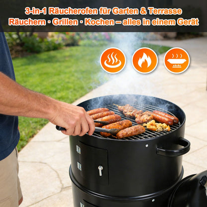 3 in 1 Smoker Smoking Oven 2 Levels | Bowlift